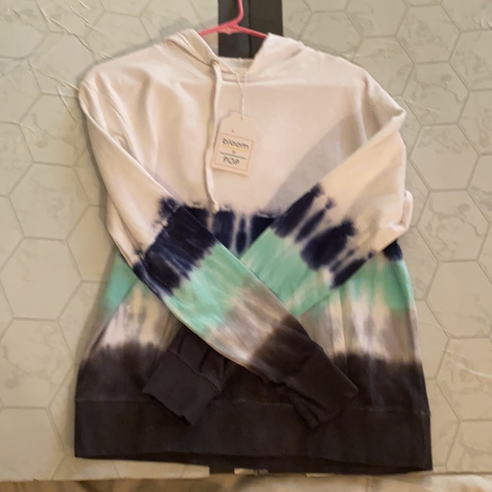 Bloom + pop Tie-dye hoodie.